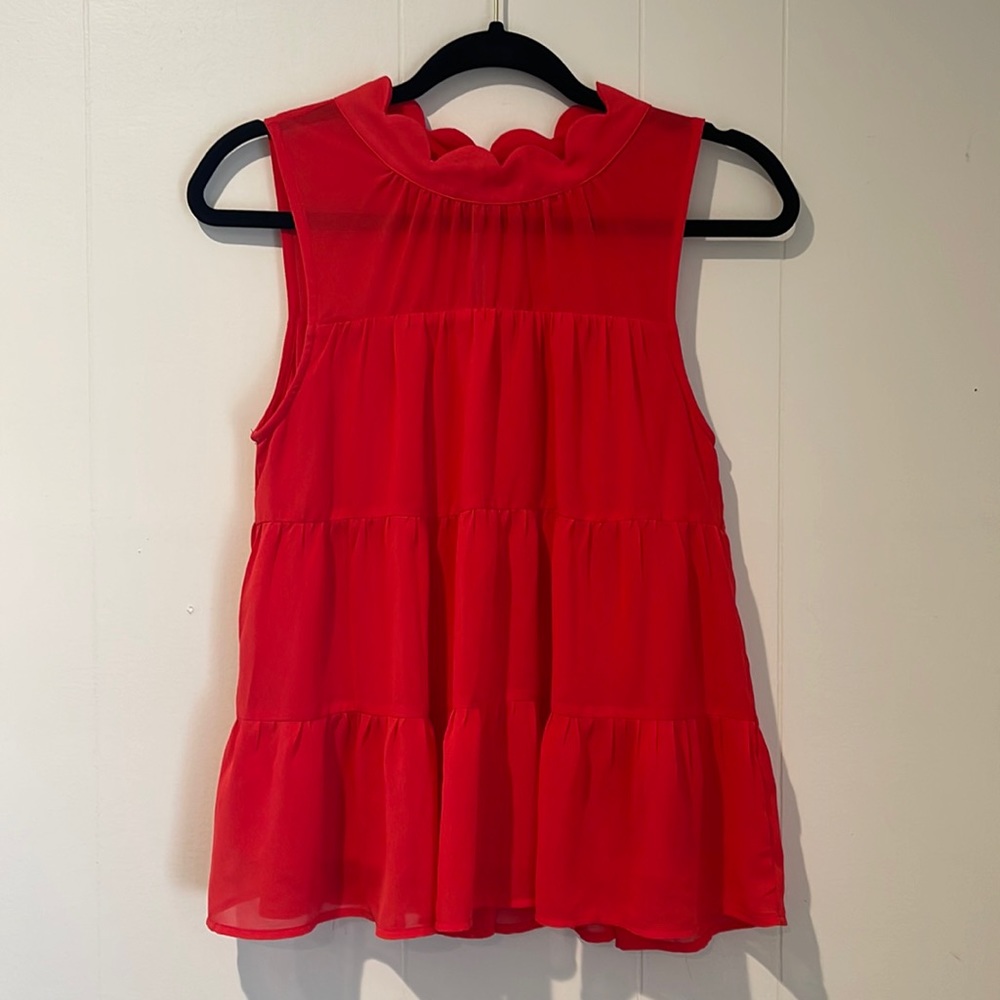 MONTEAU | Red Flowy Blouse